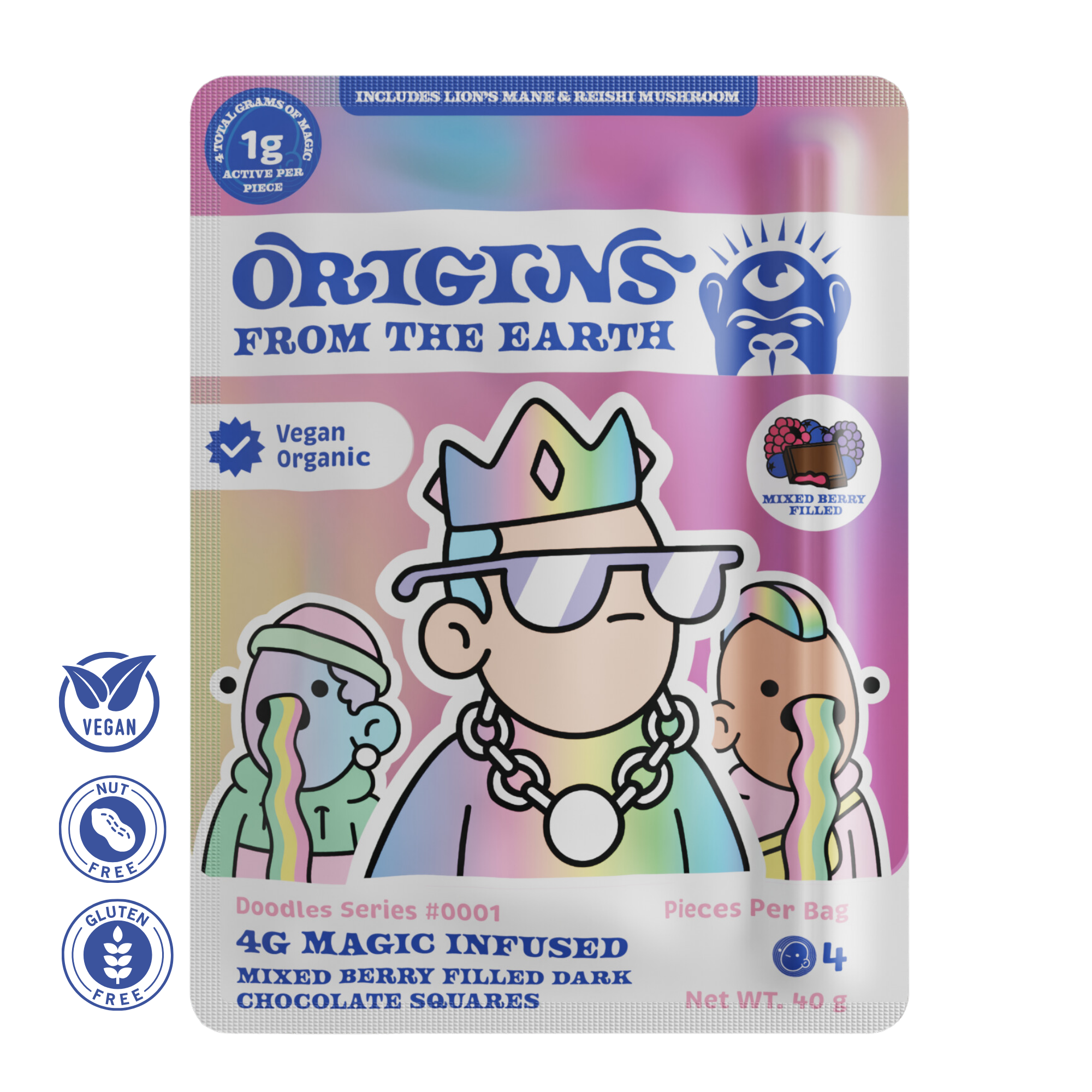 Doodles Mixed Berry Chocolate Pack – Origins